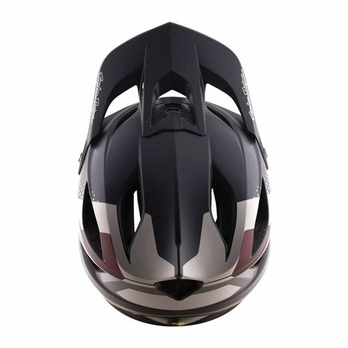 Troy Lee Designs Stage 2 MIPS Full Face Helmet - Amper - Gray-Pumice