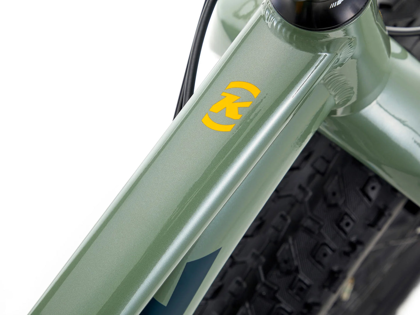 Kona Woo 26 Fat Bike - Metallic Green - 2025