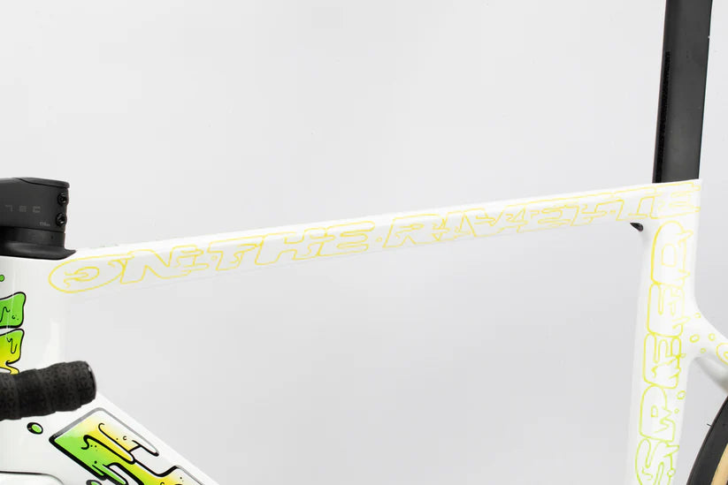 Haro Rivette Carbon LTD 700c - Gloss White-Electric Green Yellow