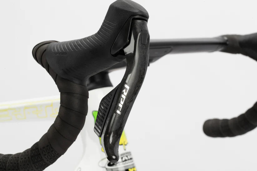 Haro Rivette Carbon LTD 700c - Gloss White-Electric Green Yellow