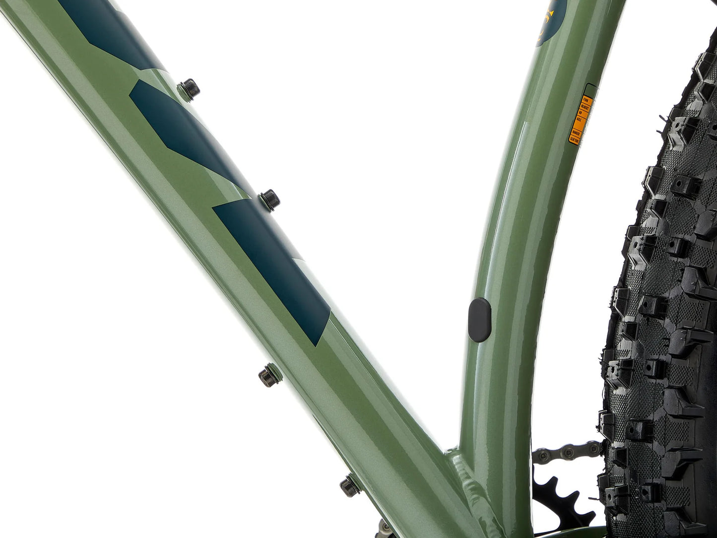 Kona Woo 26 Fat Bike - Metallic Green - 2025