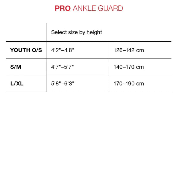 G-Form Pro-X4 Ankle Guard - Youth - Black