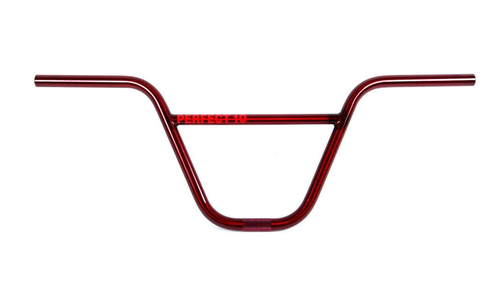S&M Perfect 10 BMX Handlebar - Trans Red