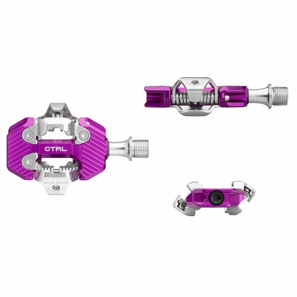 Wolf Tooth Components CTRL Trail Clipless MTB Pedal - Ultraviolet Purple