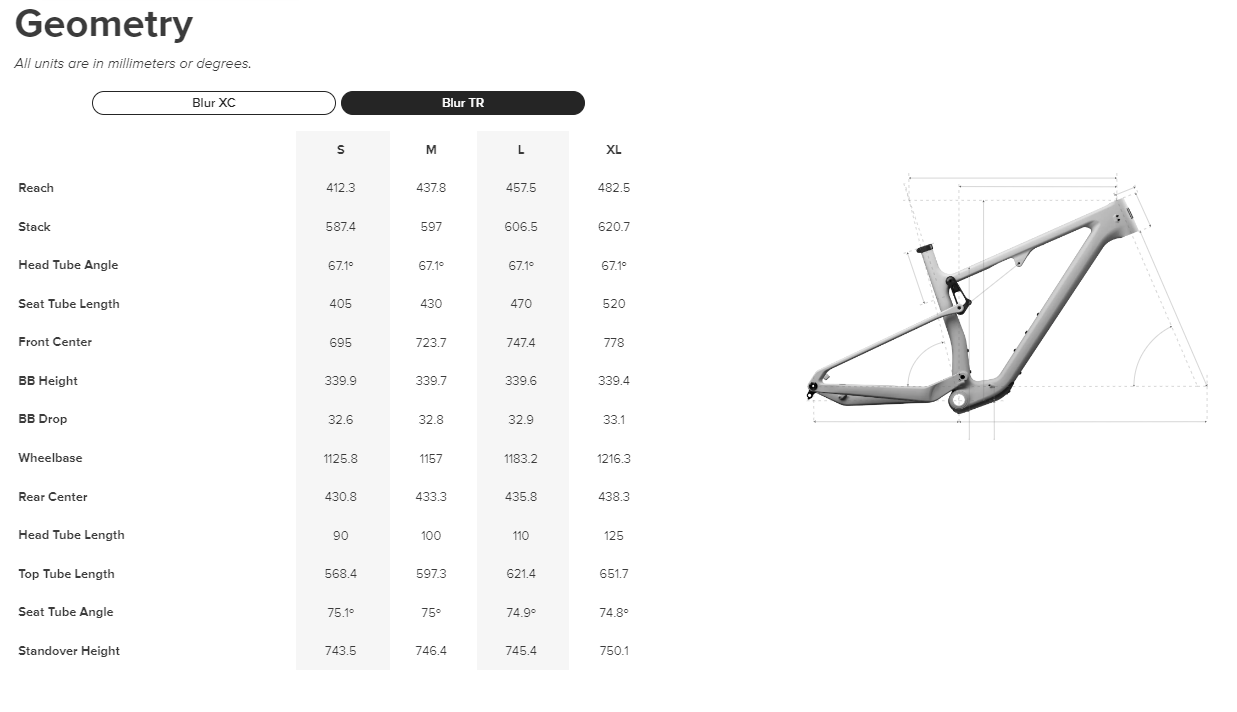 Santa Cruz Blur Carbon TR 29 - S Kit - Matt Silver - 2024