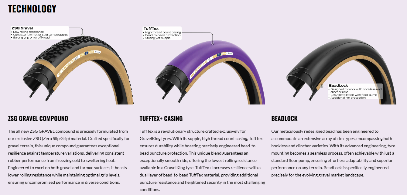 Panaracer Gravelking SK+ 700c Folding Gravel Tire - Black
