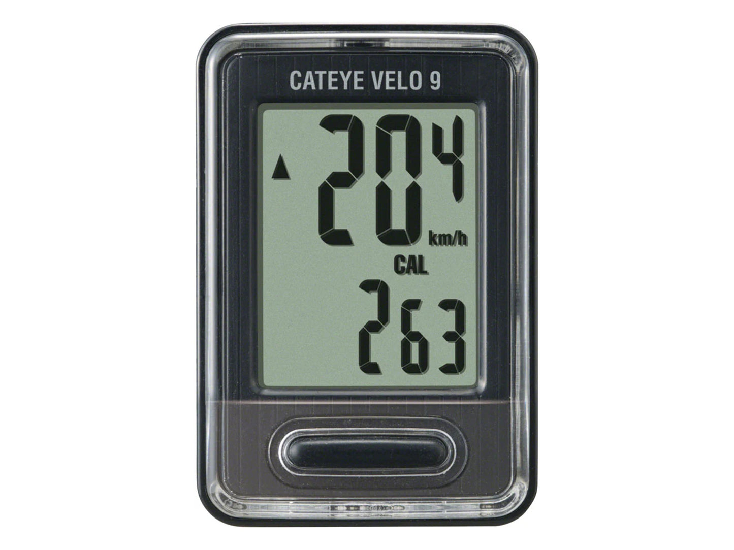 Cateye Velo 9 Cycling Computer - Black
