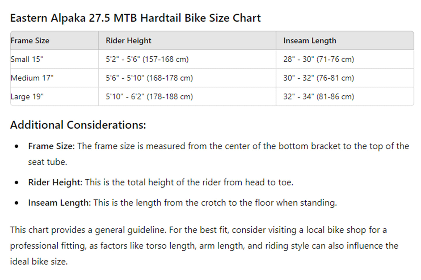 Eastern Alpaka 27.5 MTB Hardtail Bike - Purple