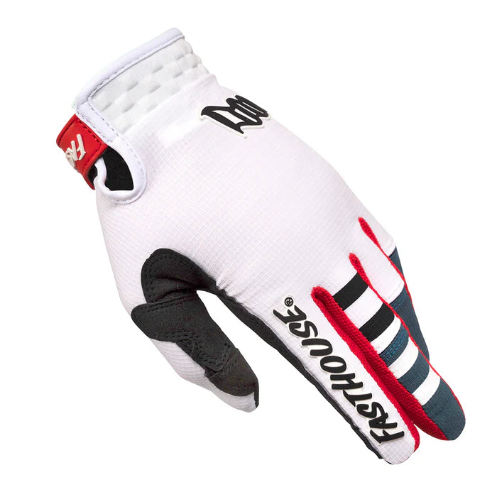 Fasthouse Elrod Astre Glove - Youth - White-Slate