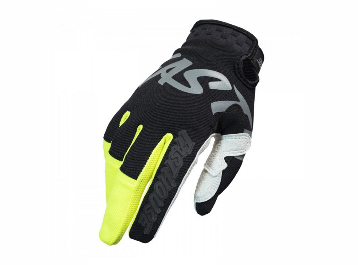 Fasthouse Speed Style Sector Glove - Youth - Black-High Viz
