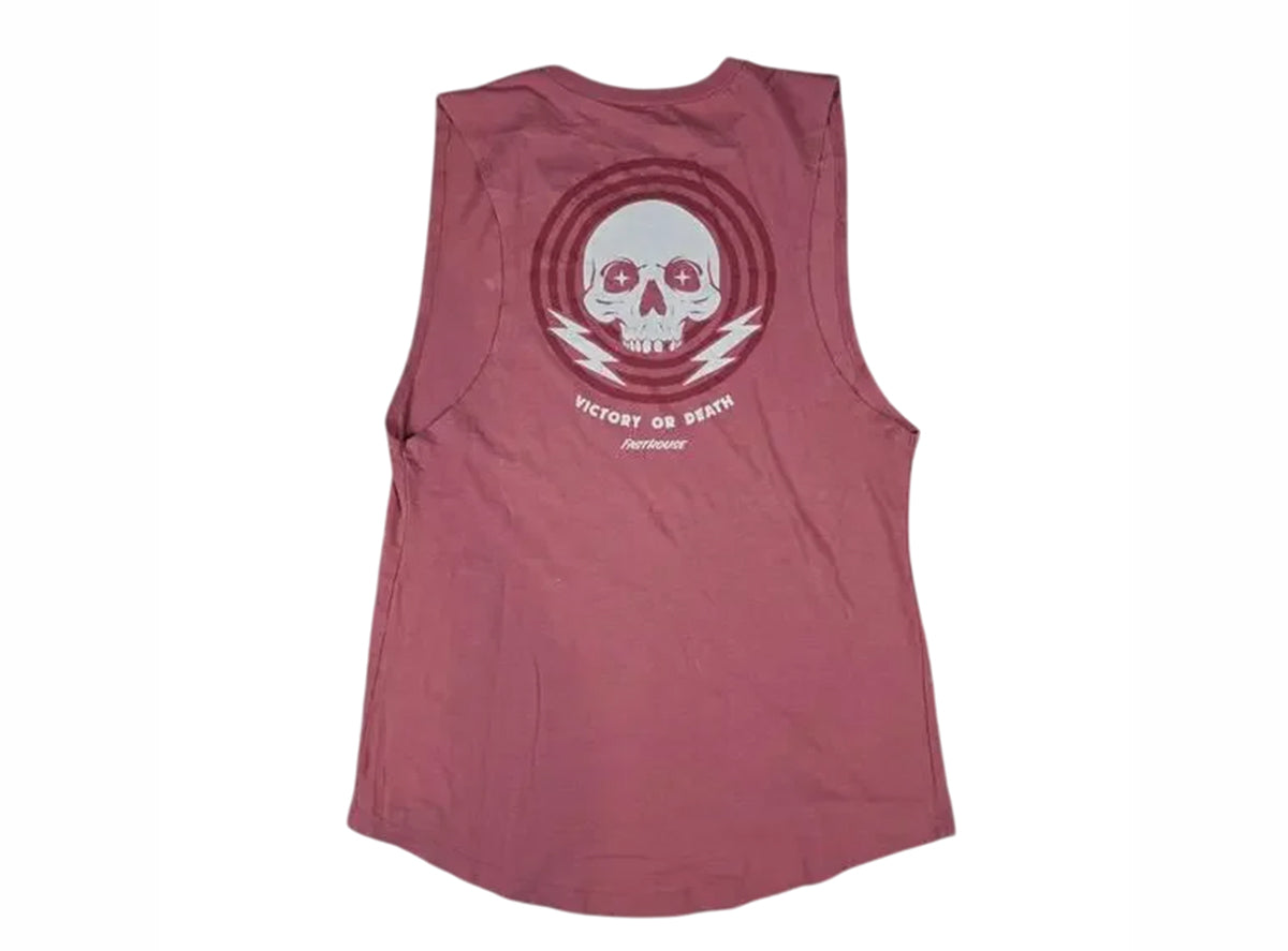 Fasthouse Victory or Death Muscle Tank - Womens - Paprika
