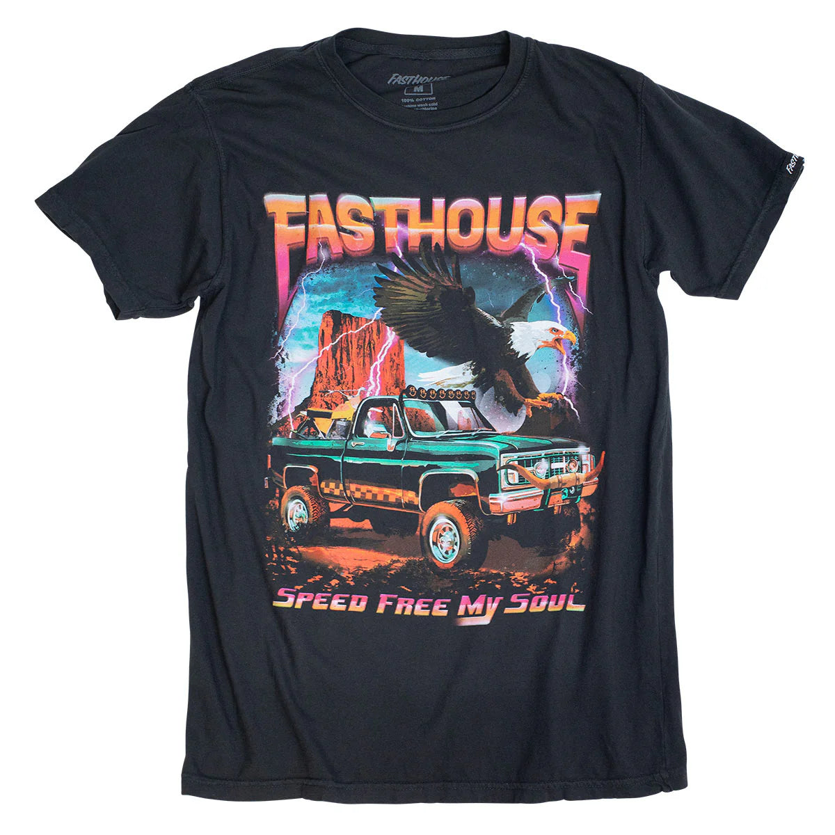 Fasthouse Freedom Tee - Black