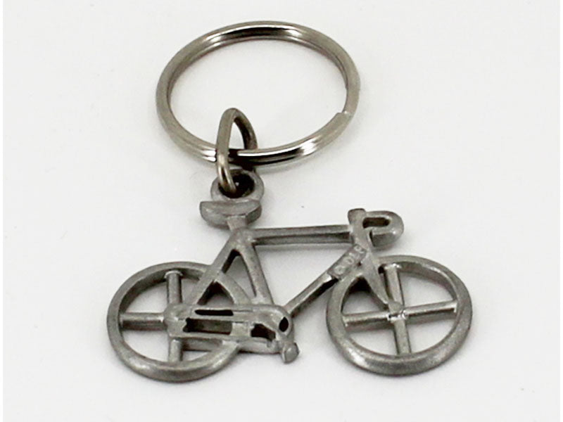 Creatively Yours Road Bike Key Ring - Silver