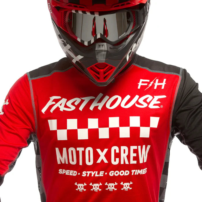 Fasthouse Grindhouse Alpha Jersey - Red-Black