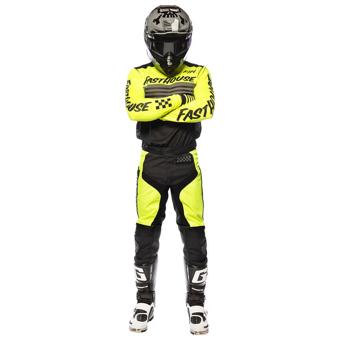 Fasthouse Grindhouse Pant - High Viz-Black