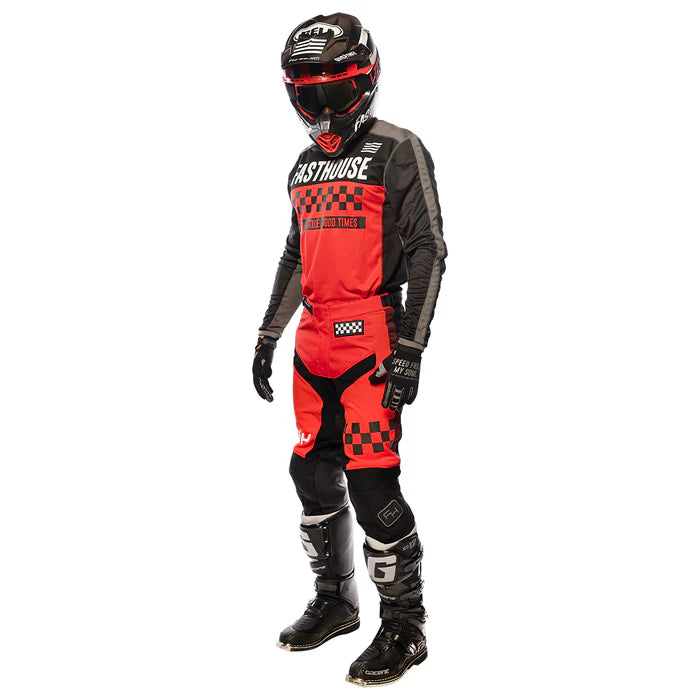 Fasthouse Grindhouse Torino Jersey - Red-Black