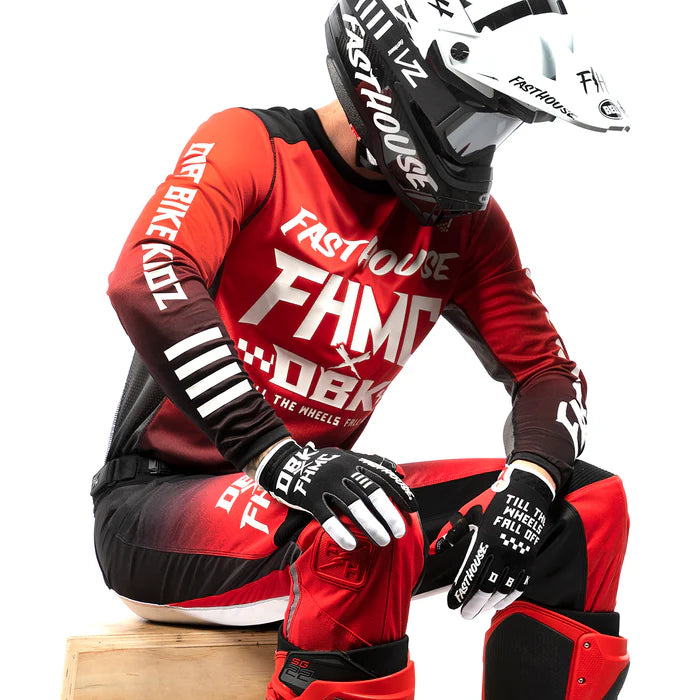 Fasthouse Twitch Jersey - Red-Black