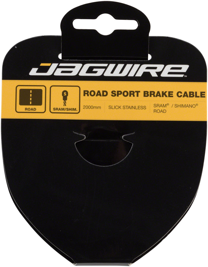 Jagwire Sport Slick Stainless Road Brake Cable - Silver