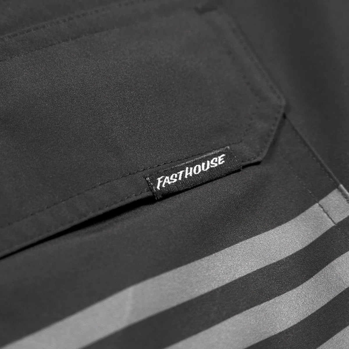 Fasthouse Legend 21" 3 Pocket Solid Boardshort - Black