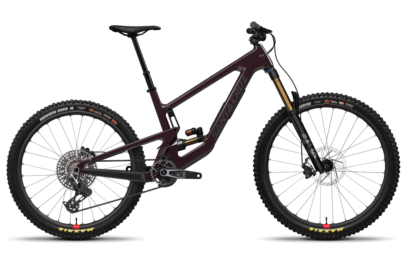 Santa Cruz Nomad CC MX - X0 AXS Reserve - Gloss Stormbringer Purple - 2025