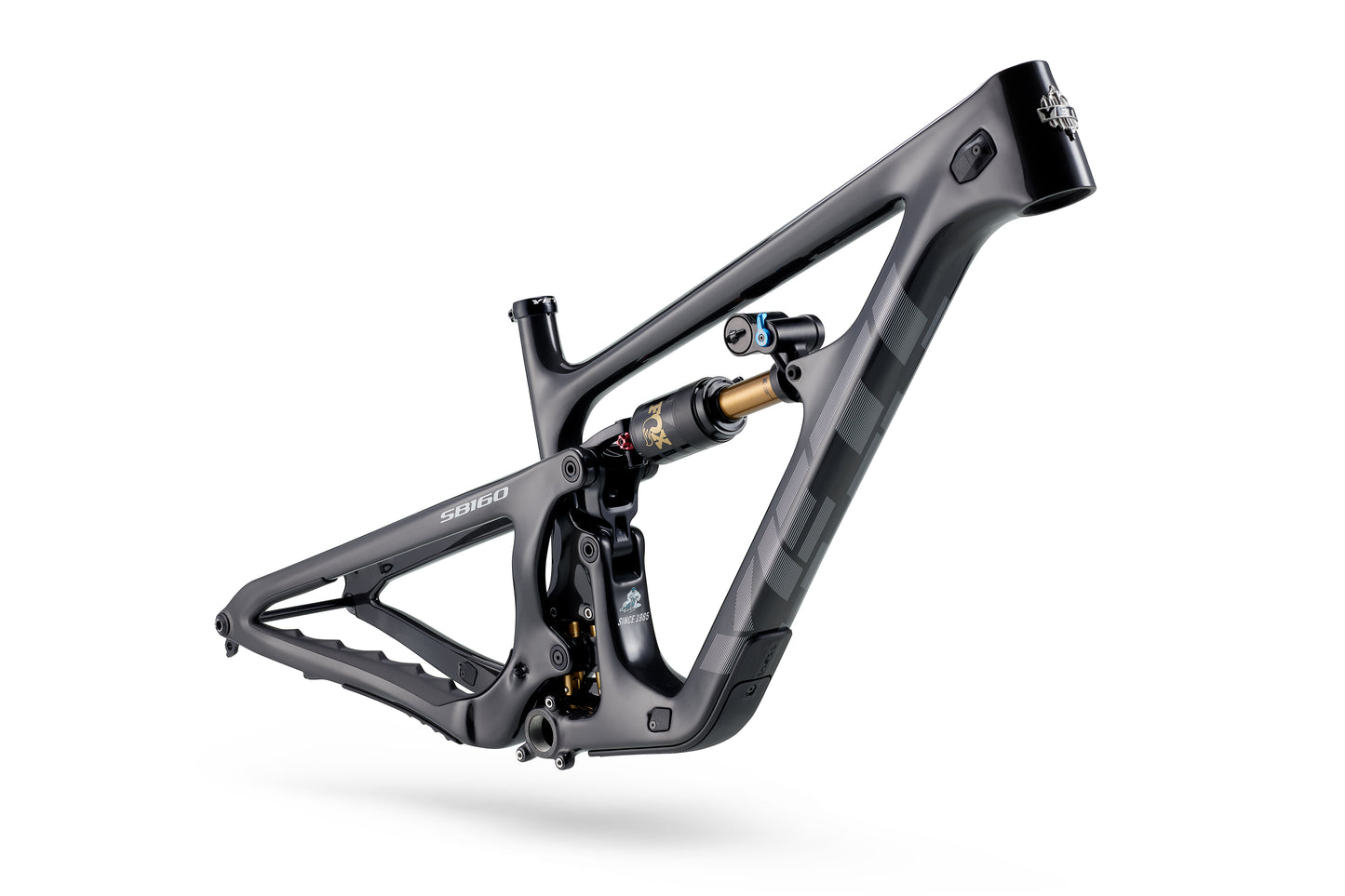 Yeti SB160 Carbon Frame - X2 Factory - Raw Carbon