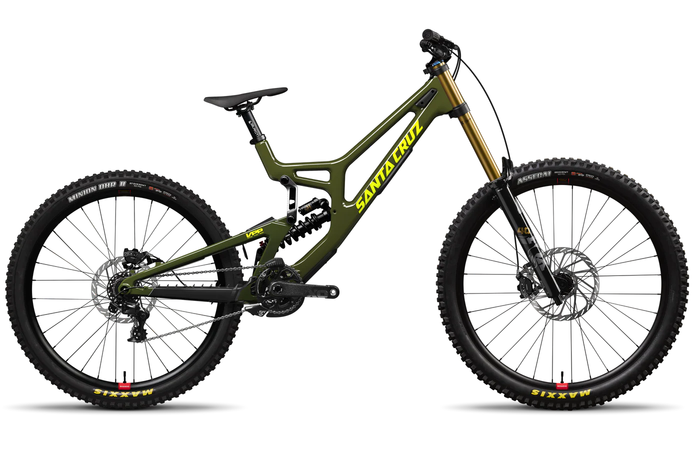 Santa Cruz V10 CC MX - DH X01 - Gloss Kelp Green - 2027