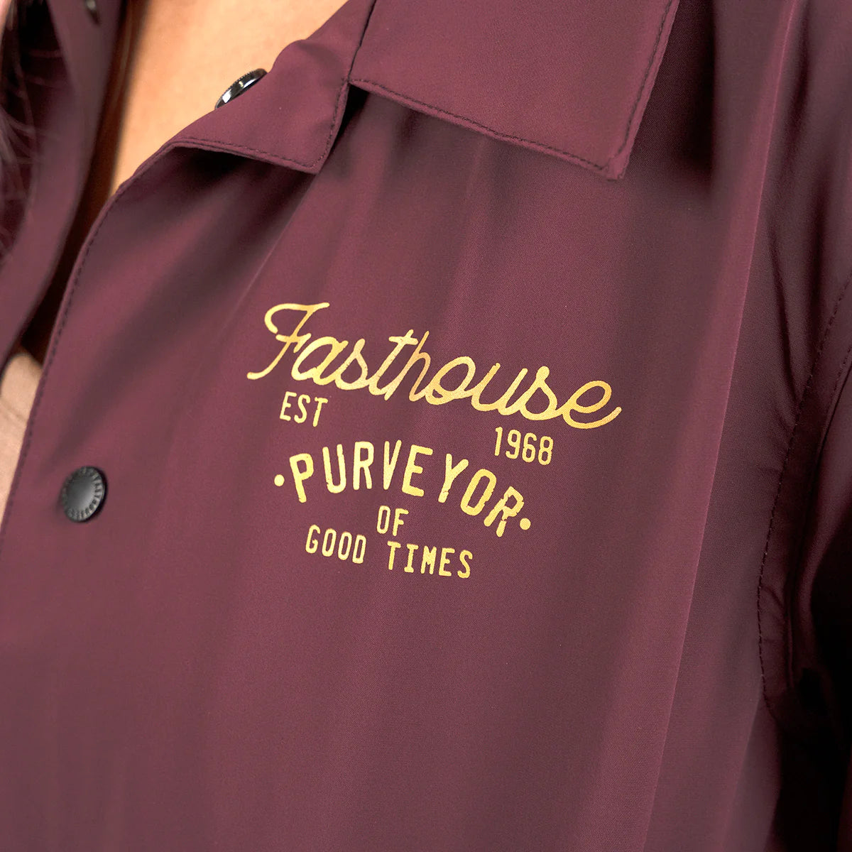 Fasthouse Novel Coaches Jacket - Womens - Maroon