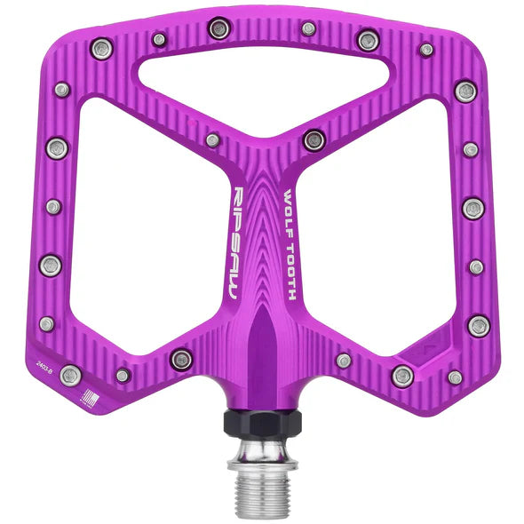 Wolf Tooth Components Ripsaw Aluminum Flat Pedals - Ultraviolet Purple
