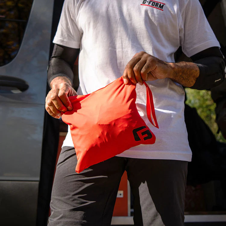 G-Form Packable Hooded Jacket - Flame Red