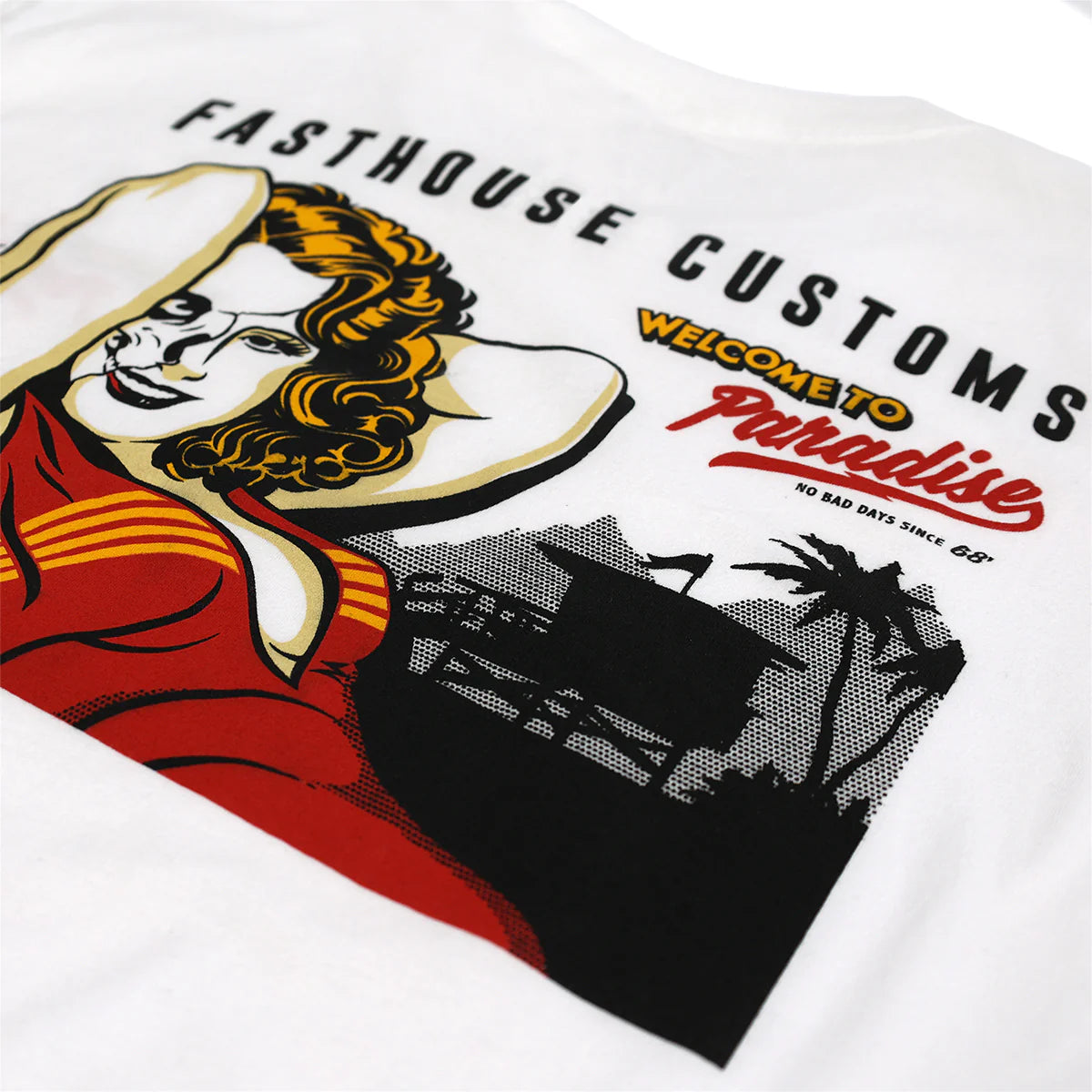 Fasthouse Paradise Tee - White