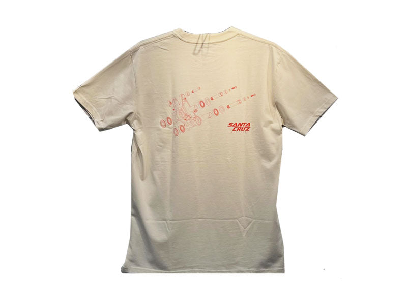 Santa Cruz Assembly Stash Tee - Warm White