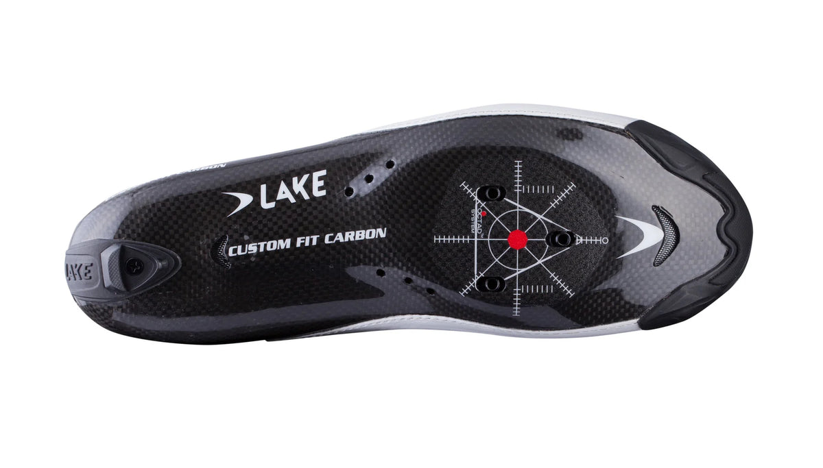 Lake CX403 Road Shoe - White-Black