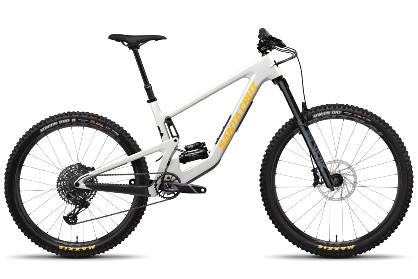 Santa Cruz Bronson Carbon 27.5 - R Kit - Gloss Chalk White - 2024