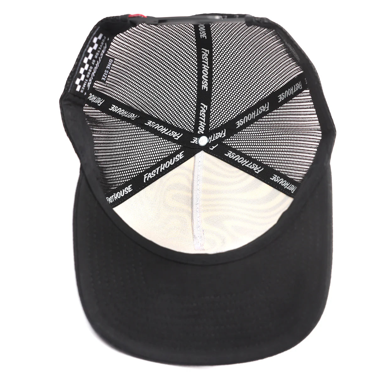 Fasthouse Smoke Show Hat - Black-White Swirl