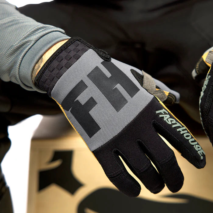 Fasthouse Speed Style Remnant Glove - Gray-Black