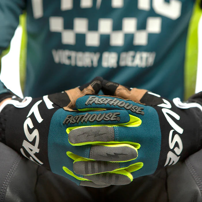 Fasthouse Speed Style Sector Glove - Youth - Black-Indigo