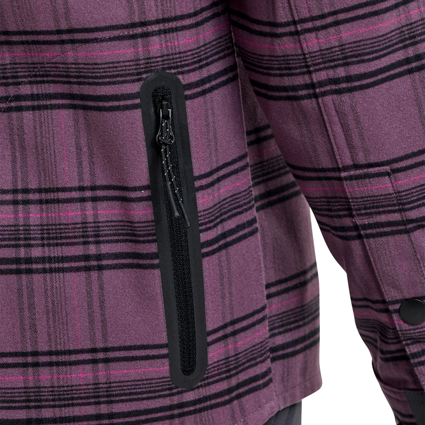 Troy Lee Designs Grind Flannel Plaid Shirt - Deep Purple