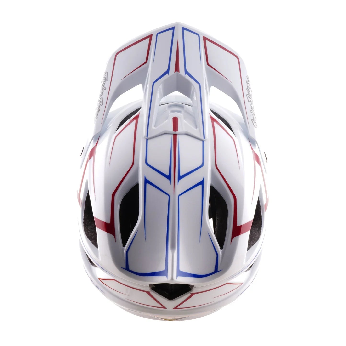 Troy Lee Designs Stage Stunt MIPS MTB Helmet - Pinstripe - White