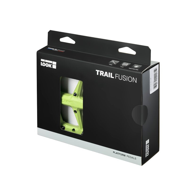 Look Trail Fusion Flat Pedals - Lime