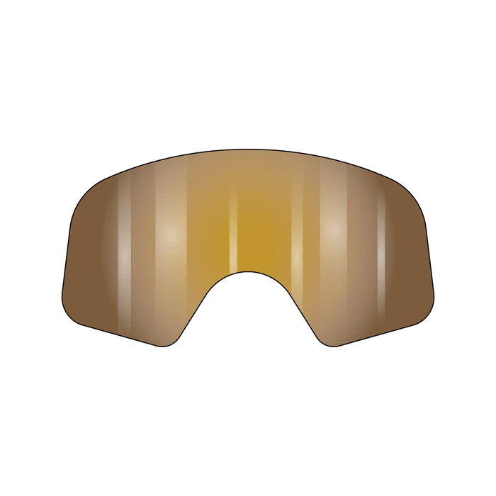 Fasthouse VonZipper Beefy Spare Lexan Goggle Lens - Amber Flash Chrome