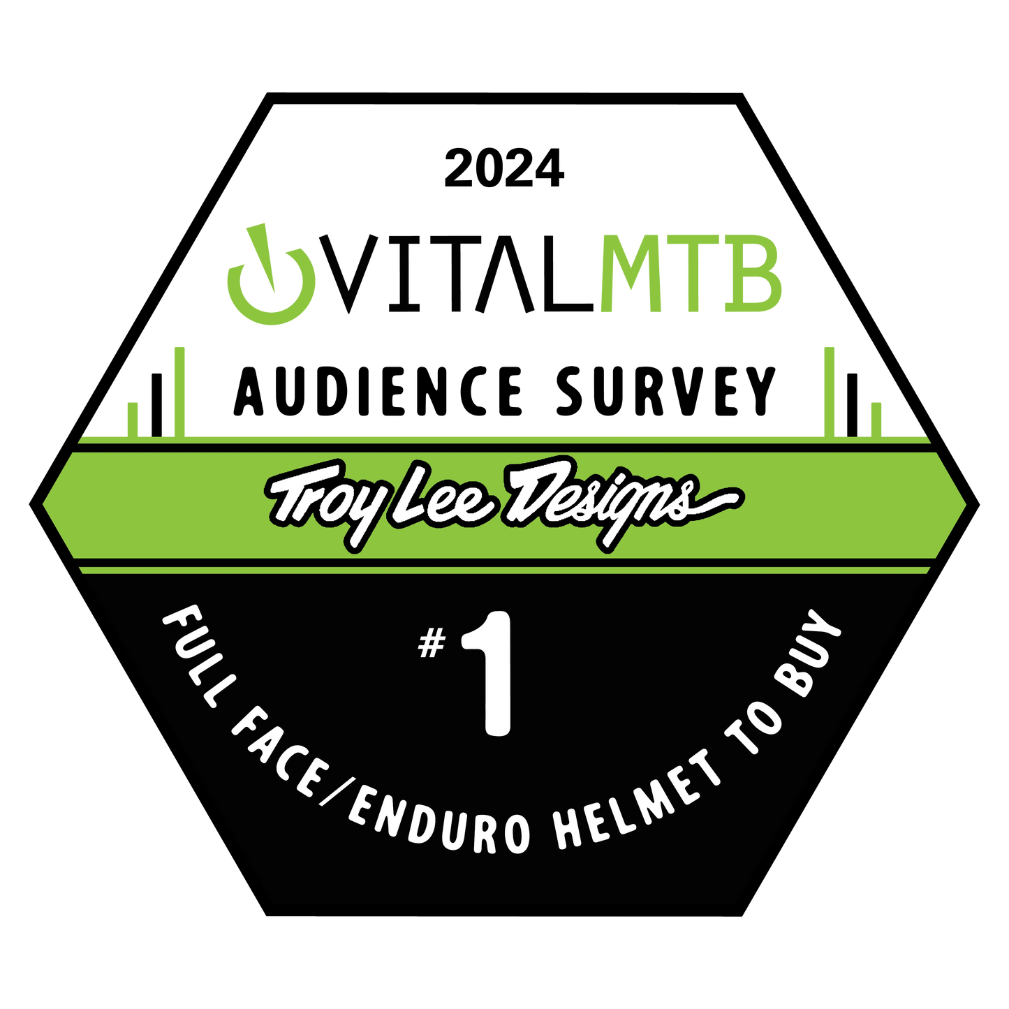 Troy Lee Designs D4 Polyacrylite Full Face Helmet - Shadow - Timber