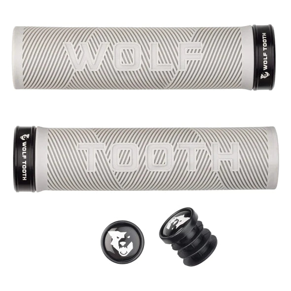 Wolf Tooth Components Echo Lock-On MTB Grips – Gray