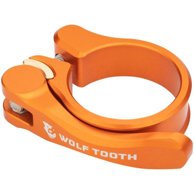 Wolf Tooth Components Quick Release Seatpost Clamp - Orange