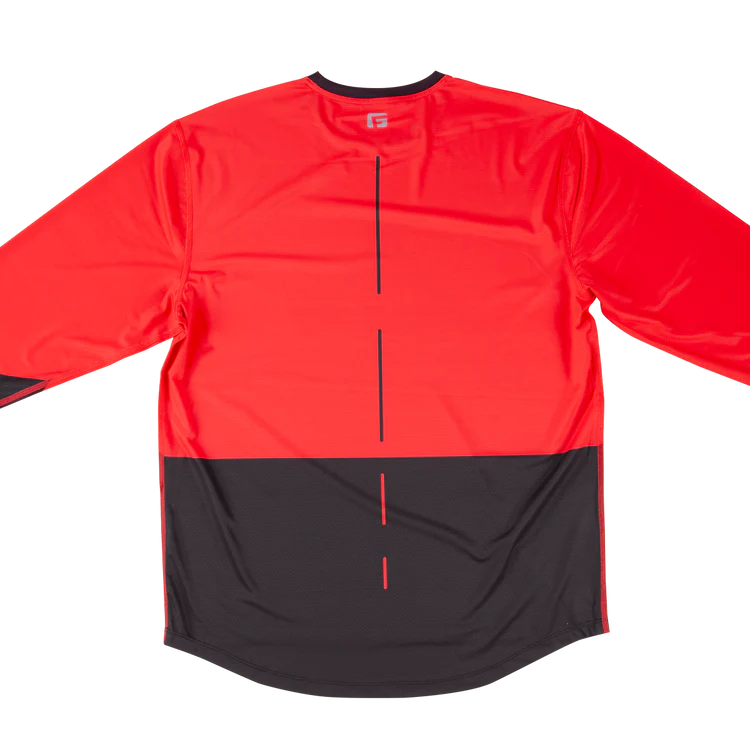 G-Form Pro-X4 Long Sleeve MTB Jersey - Youth - Red-Black