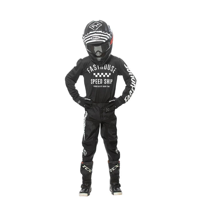 Fasthouse Carbon Jersey - Youth - Black