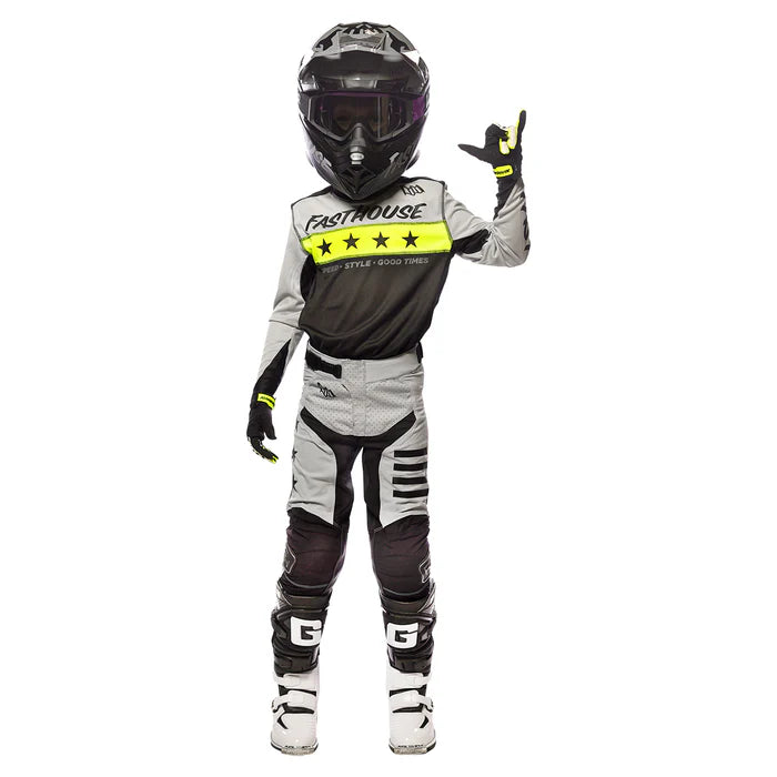 Fasthouse Elrod Astre Pant - Youth - Silver-Black