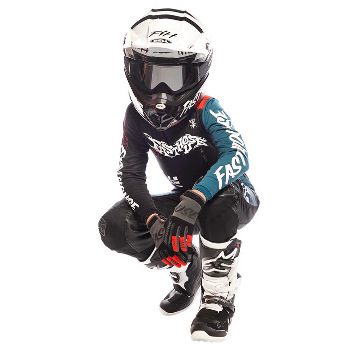 Fasthouse Grindhouse Bereman Jersey - Youth - Black-Infrared