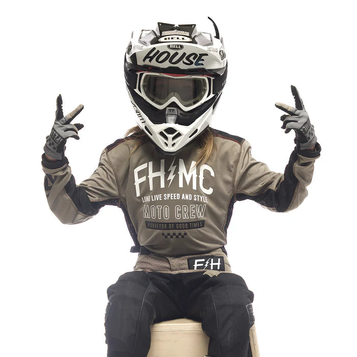 Fasthouse Grindhouse Cypher Jersey - Youth - Moss-Gray