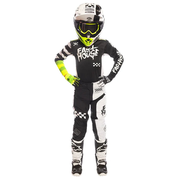 Fasthouse Speed Style Jester Pant - Youth - Black-White
