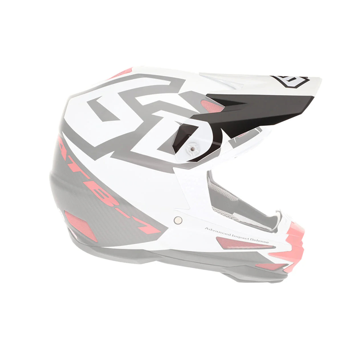 6D Helmets ATB-1 Replacement Visor - Switch - Red-White